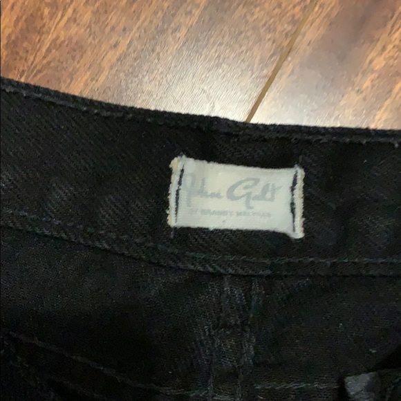 Black Ripped Denim Shorts - Picture 4 of 4